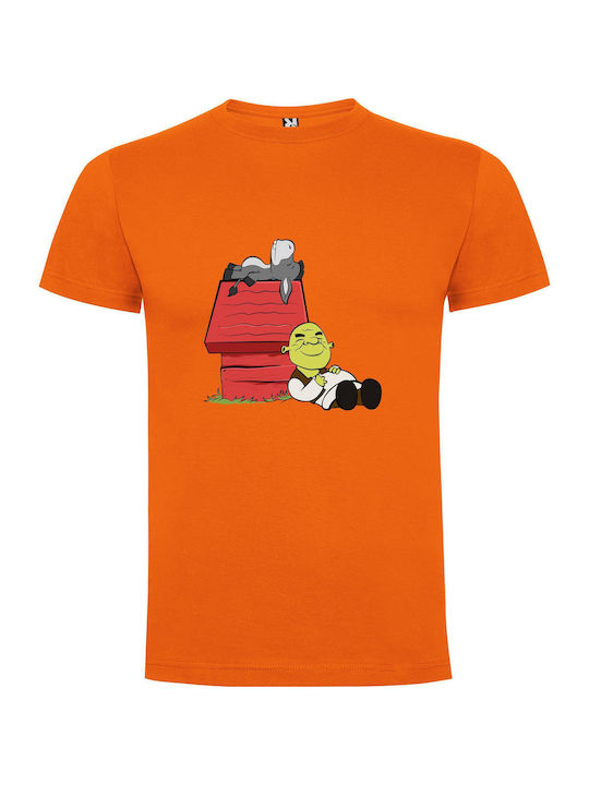 iLovePrints Fanciful Barnyard Adventures T-shirt Orange