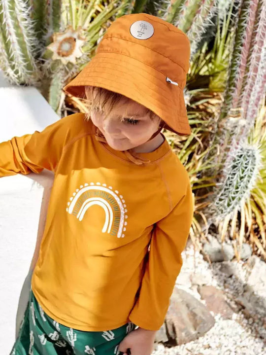 Laessig Rainbow Gold Kinder Badebekleidung Rashguard Mit Langen Ärmeln