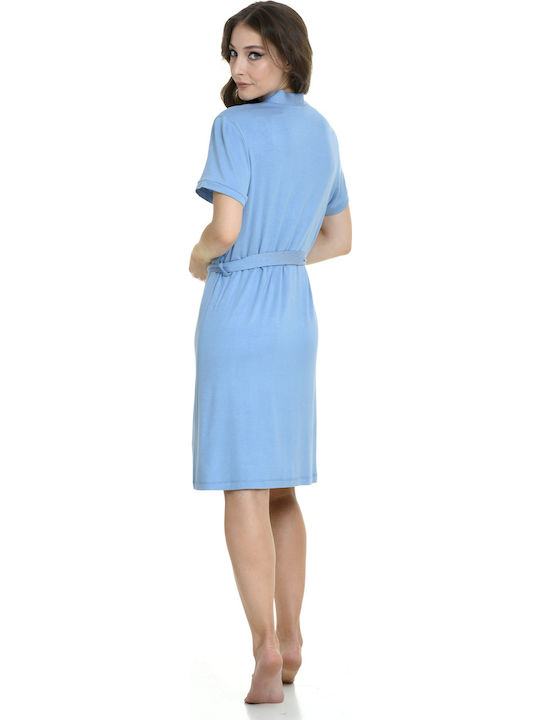 Zen by Daisy Pentru Femei Halat Sky Blue