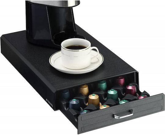 Navaris Vertuo Plastic Capsule Drawer for 6 Nespresso Pods 5.8x5.8x5.8cm 61701.01