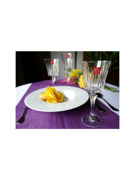 RCR Timeless Σετ Ποτήρια για Λευκό Κρασί από Γυαλί 230ml 6τμχ