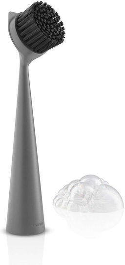 Eva Solo Plastic Cleaning Brush with Handle Gray