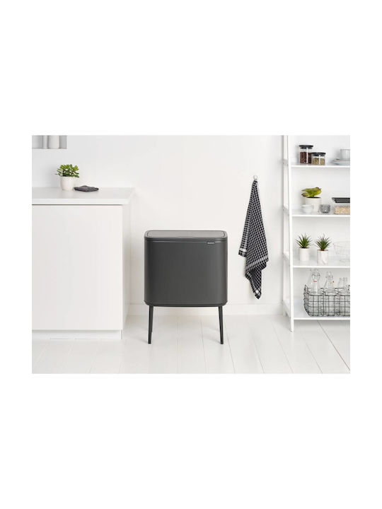 Brabantia Brabantia Bo Touch Mülleimer Kunststoff Push Grau