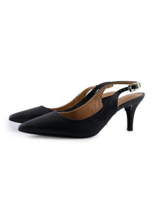 Vizzano Synthetic Leather Black Low Heels