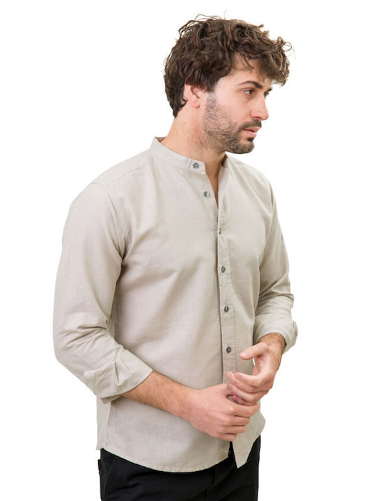 Natural Line Men's Shirt Long Sleeve Linen PAGOS