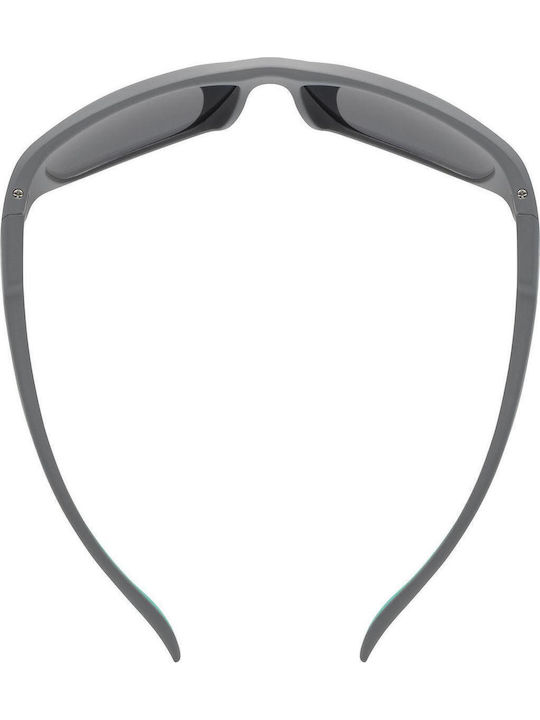 Uvex Sportstyle 514 Unbreakable Athletic Kids Sunglasses with Mirror Lens Gray