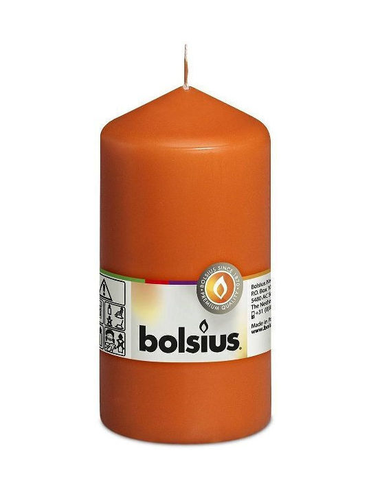 Bolsius Decorative Candle Orange 1pcs