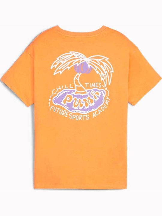 PUMA T-shirt Orange