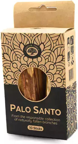 Aromatisches Räucherwerk Heiliges Holz Grüner Baum Natürliches Palo Santo 10 Stäbchen