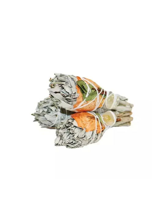 Energie Smudge Kit Salbeizweig Gelber Stein 10cm