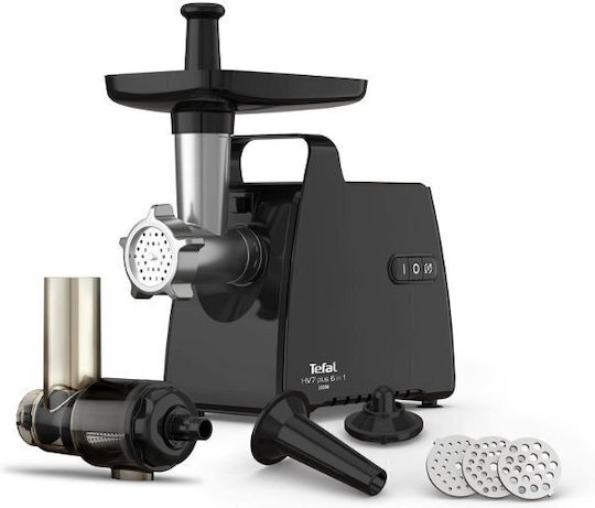 Tefal Hv7 Plus Μηχανή Άλεσης Κιμά Μαύρη