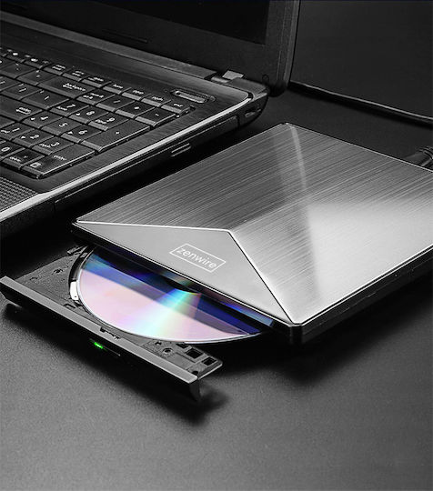 Zenwire External DVD/CD Recorder for Desktop / Laptop Black