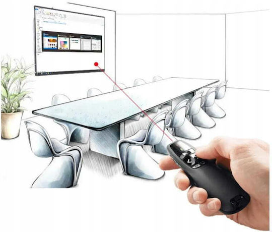 Zenwire Presenter με Κόκκινο Laser σε Κόκκινο Χρώμα