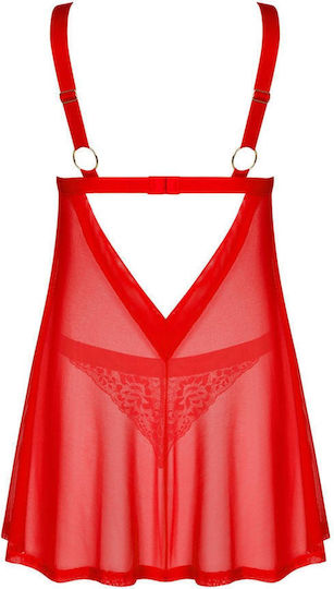 Boss Of Toys Sexy Set mit Robe Rot
