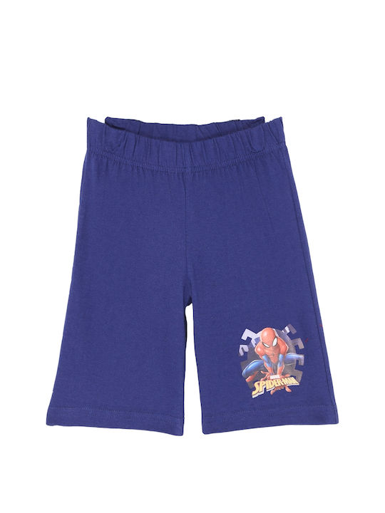 Spiderman Kids Clothing Set with Shorts with Shorts 2pcs Blue