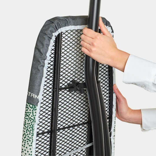 Brabantia New Dawn Bügelbrett Für Dampfbügeleisen Zusammenklappbar 135x45cm