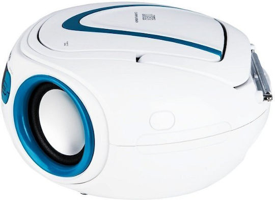 Hyundai Portable Radio-CD Player with Radio USB White