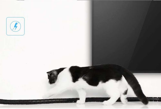 Σπιράλ Καλωδίων 2m Μαύρο 1τμχ