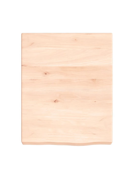 vidaXL Баня Суета Единица от Масивно Дърво 40x50x2см 3156001