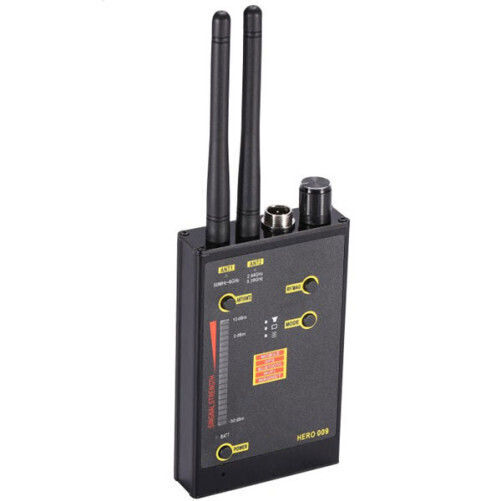 Detector Profesional de Microfon Gsm 3g/4g Lte Bluetooth Wifi Iuni Rf009 Detector de Unde Electromagnetice Magnetice