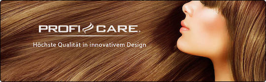 ProfiCare White Hotel Hair Dryer 1.8kW with Spiral Cable up to 10cm