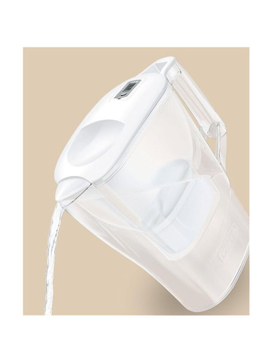 Brita Aluna Κανάτα Σερβιρίσματος White με Φίλτρο 2400ml