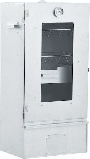 Barbecue Smoker Cold Smoke System Galvan Steel Silver 44.5 X 29 X 83 Cm