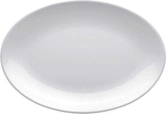 Ready Servierplatte Oval Kunststoff Weiß 22cm 1Stück
