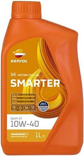 Repsol Smarter Sport Motorcycle Oil for Four-Stroke Engines 10W-40 1lt