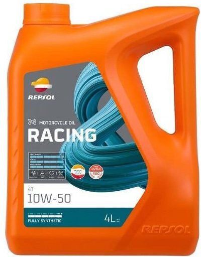 Repsol Racing 10W-50 Συνθετικό Λάδι Μοτοσυκλέτας για Τετράχρονους Κινητήρες 4lt