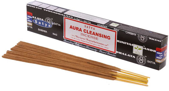Αρωματικά Στικ Satya Aura Cleansing Incense Sticks Καθαρισμό Αύρας 15g