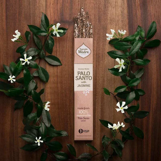 Θυμίαμα Palo Santo Jasmine Sagrada Madre Premium Incense 8τμχ