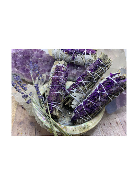 White Sage Smudge Lavender Stick 1 Ραβδί Θυμιάματος Λευκό Φασκόμηλο Λεβάντα
