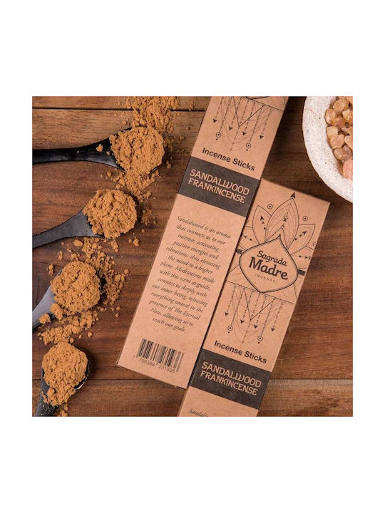 Θυμίαμα Sandalwood Λιβάνι Sagrada Madre Premium Incense 8τμχ