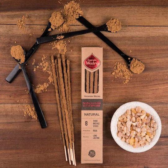 Incense Sandalwood Frankincense Sagrada Madre Premium Incense 8 pieces