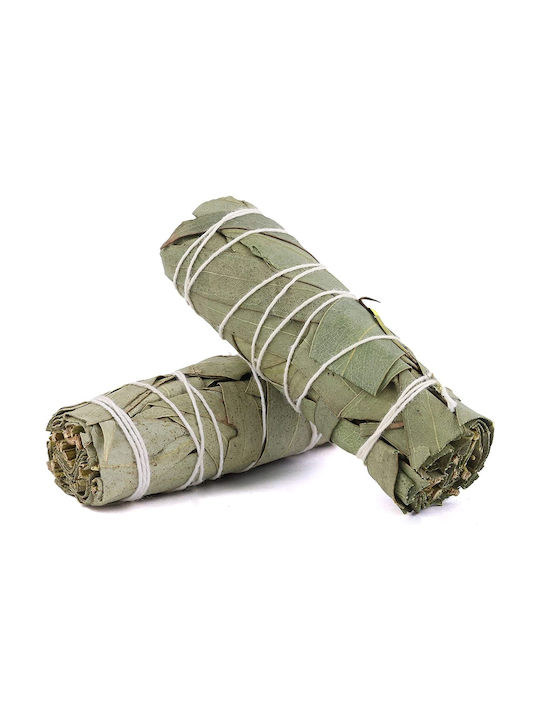 White Sage Eucalyptus Smudge Stick 10χ3cm Σετ 3 Ραβδιά Θυμιάματος