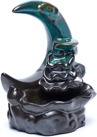 Ceramic Backflow Burner Moon Cones Reverse Flow 14cm