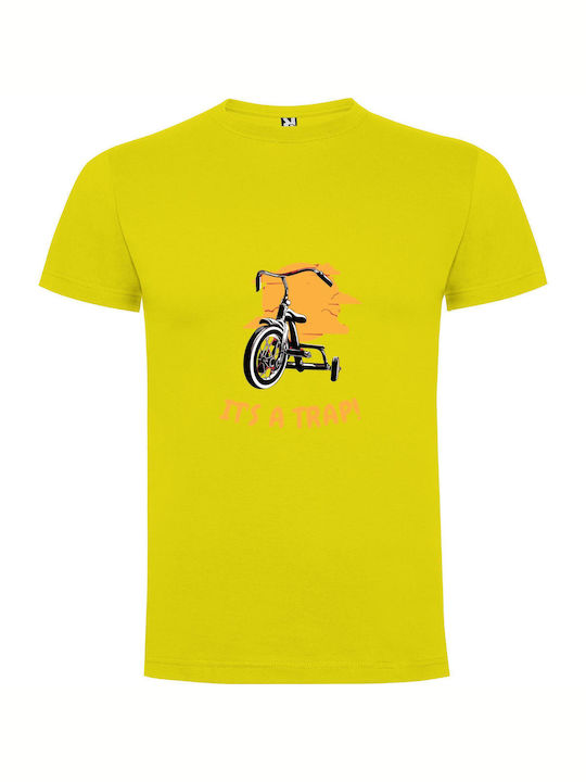 iLovePrints Forever Young T-shirt Yellow