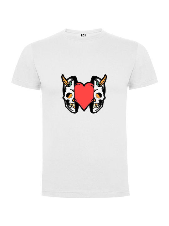 Horned Love T-shirt White