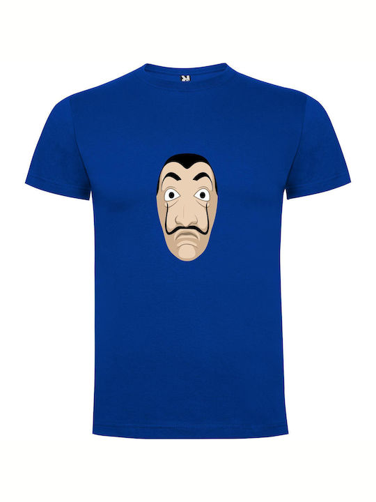 iLovePrints Dali-esque Madman T-shirt Blue