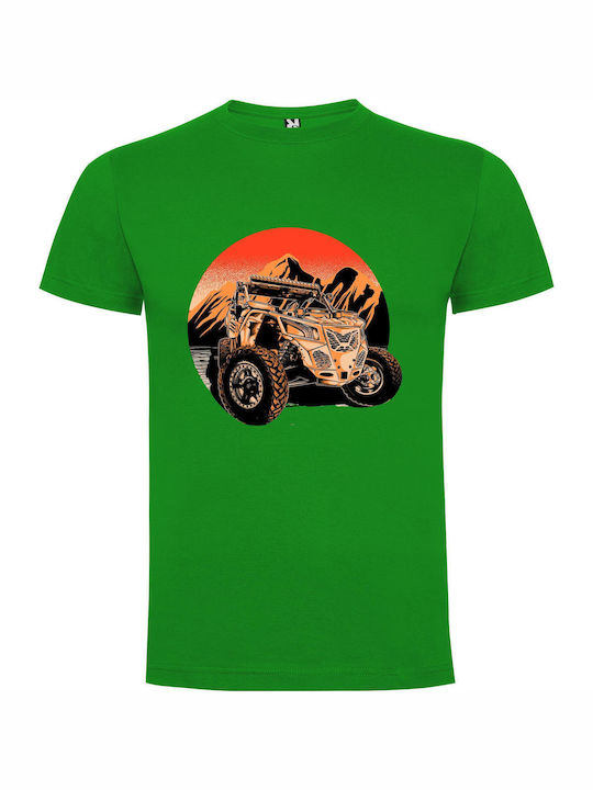 iLovePrints Mountain Buggy Adventure T-shirt Green