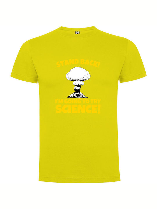 iLovePrints Science Squad T-shirt T-shirt Κίτρινο