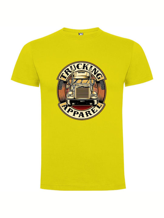 iLovePrints Truck Couture: The Masterpiece T-shirt Yellow