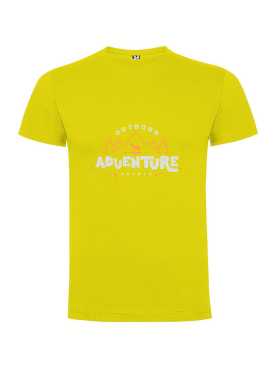 iLovePrints Adventure Beckons, Answer! T-shirt Yellow