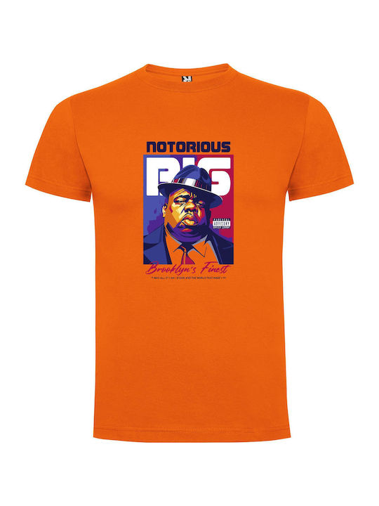 iLovePrints Riotous Rap Artistry T-shirt Orange