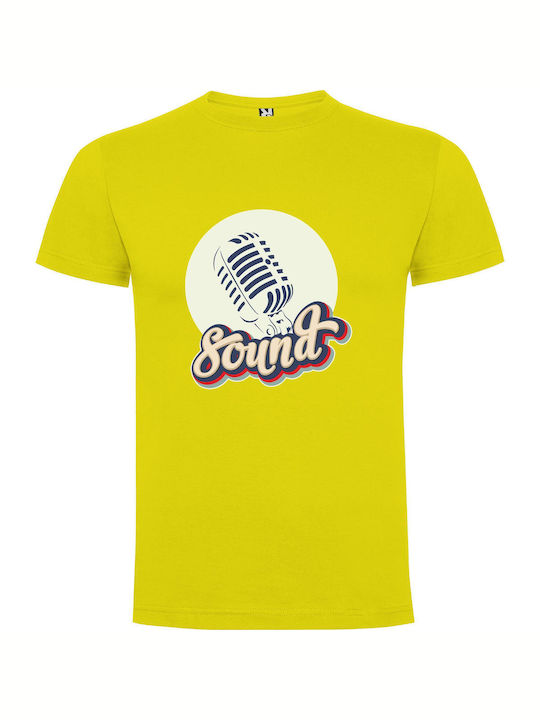 iLovePrints Sound Art Chronicles T-shirt Yellow