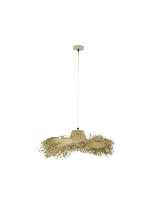 Inart Naloa Pendant Light Gold with Socket E27 72x72x96cm