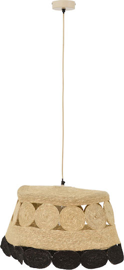 Inart Lozir Pendant Light Gold with Socket E27 60x60x110cm