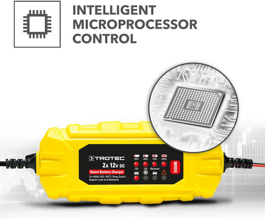 Trotec Batterieladegerät Für Auto & Motorrad 12V