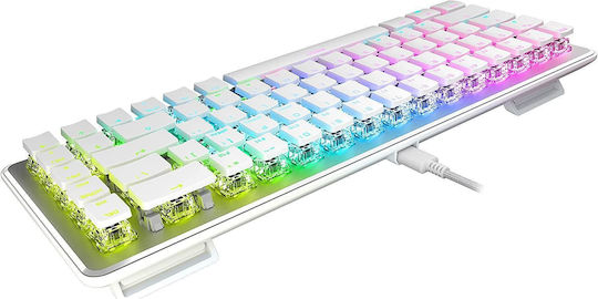 Roccat Vulcan II Mini AIMO Gaming Mechanical Keyboard 65% with RGB lighting (English US) White